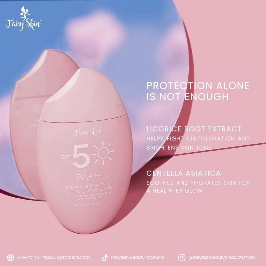 Fairy Skin Premium Brightening Sunscreen SPF 50 PA+++ - 50ml