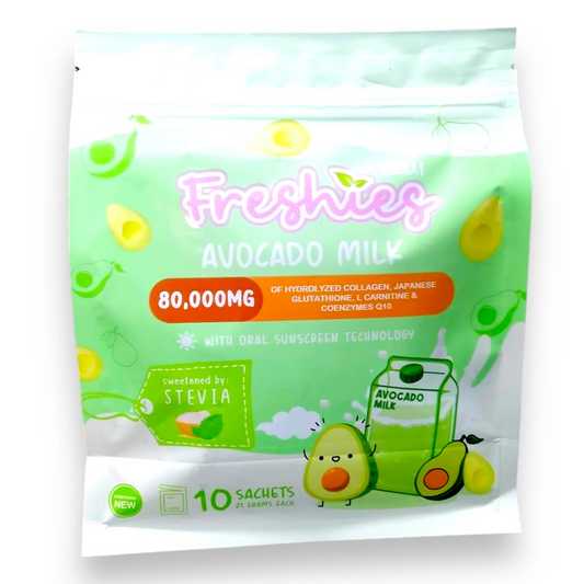 Freshies Avocado Milk (Collagen Drink) by Juju Glow - 10 sachets