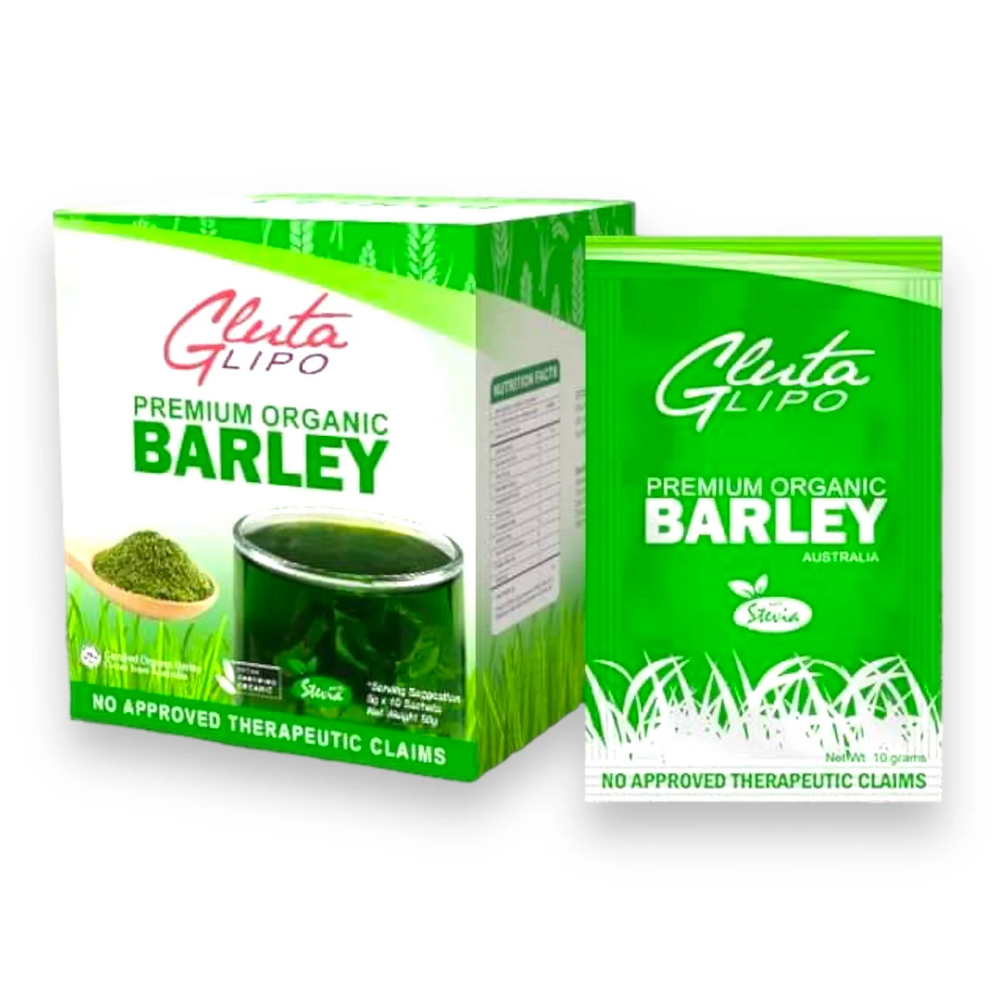 Glutalipo Premium Organic Barley - 10 Sachets