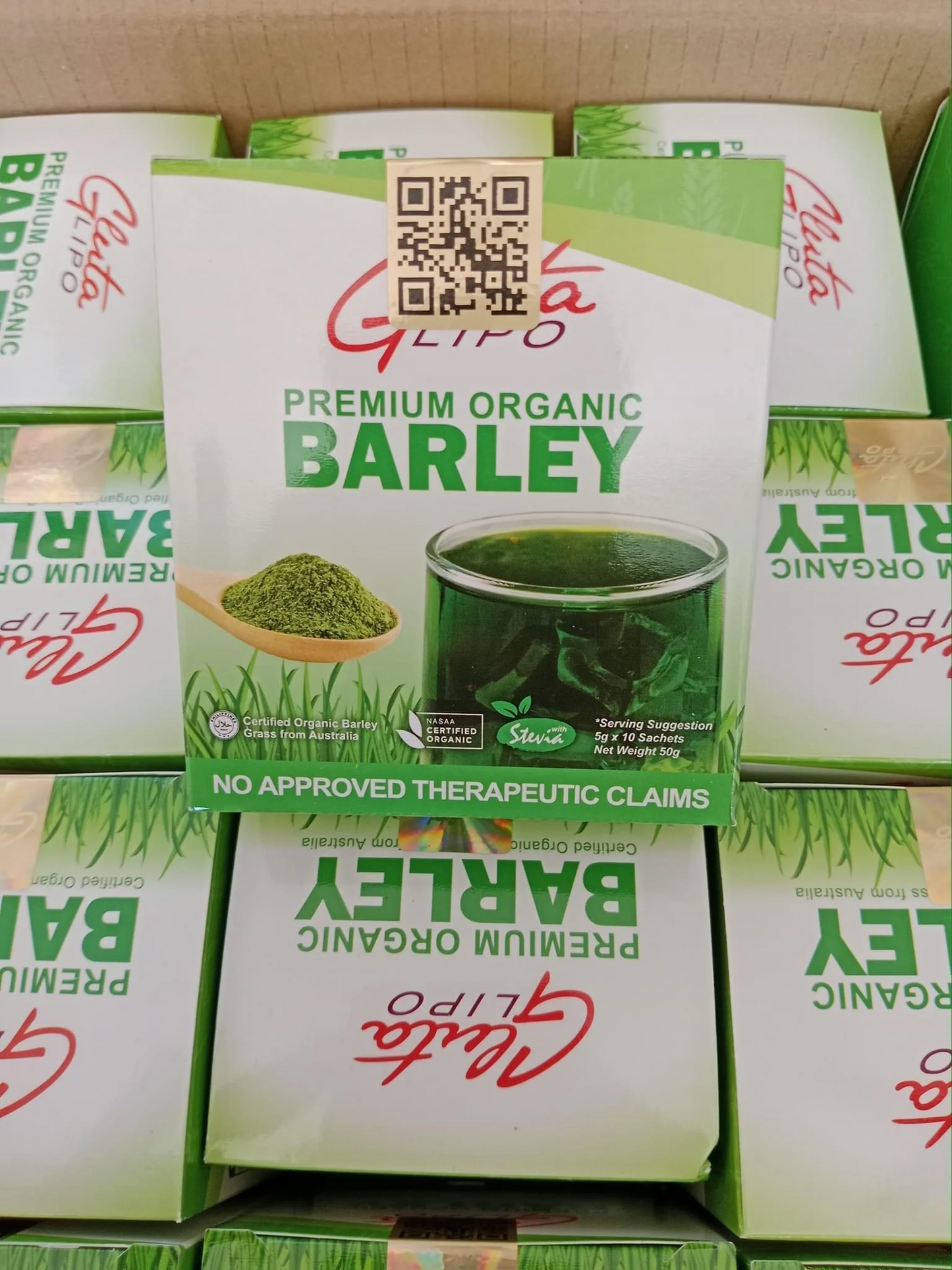 Glutalipo Premium Organic Barley - 10 Sachets