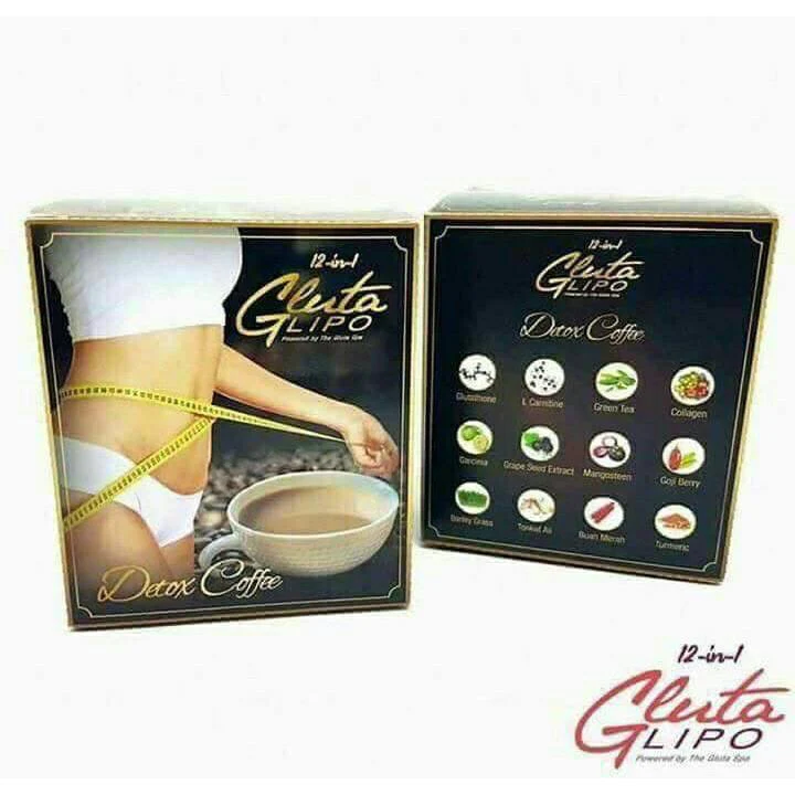 Glutalipo Detox Coffee 12 in 1 - 10 Sachets