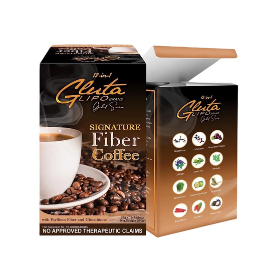 Glutalipo Fiber Coffee - 10 Sachets