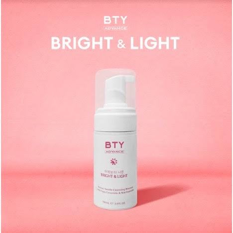 BTY Advance Bright & Light Amino Gene Cleansing Mousse with Yuzu Ceramide & Niacinamide 100ml