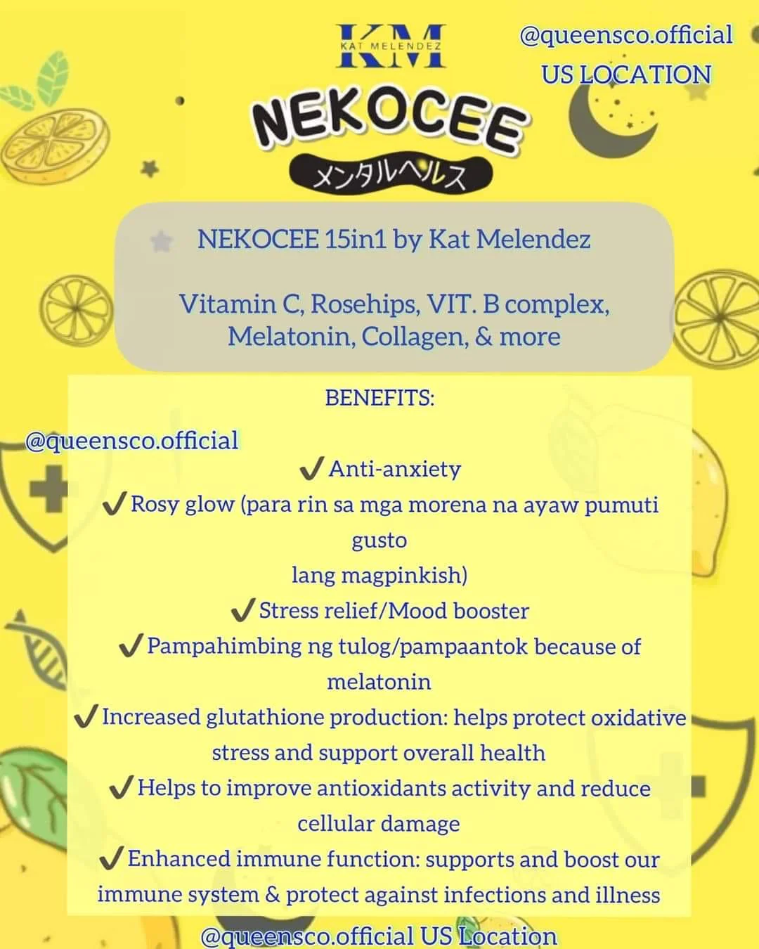 Herskin Nekocee 15in1 - 30 Capsules