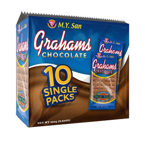 MY SAN GRAHAMS CHOCOLATE SINGLES 10x25g