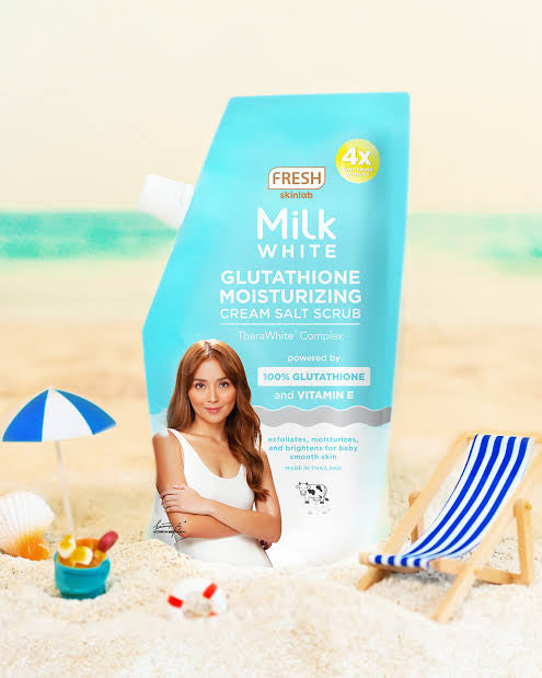 Fresh Skinlab White Glutathione Moisturizing Cream Salt & Scrub 300g