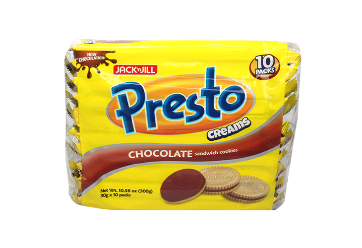 JACK & JILL PRESTO CREAMS CHOCOLATE
30Gx10
