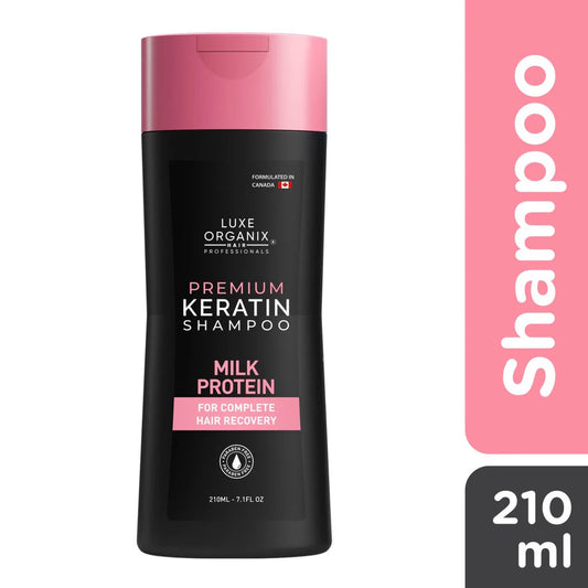Luxe Organix Premium Keratin MILK PROTEIN Shampoo (210ml)
