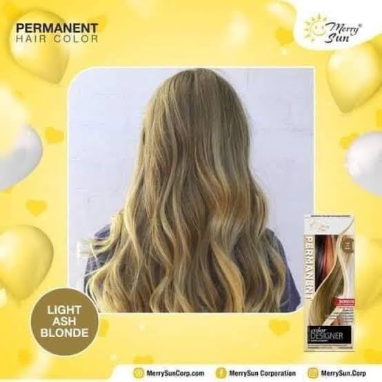 Merry sun Permanent Hair Color Light Ash Blonde