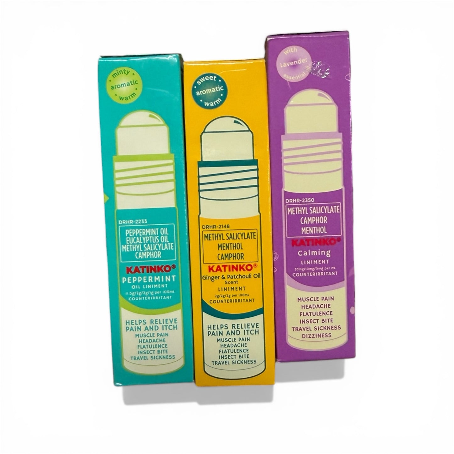 KATINKO OIL LINIMENT ROLL ON - 10ML - BLUE - PEPPERMINT