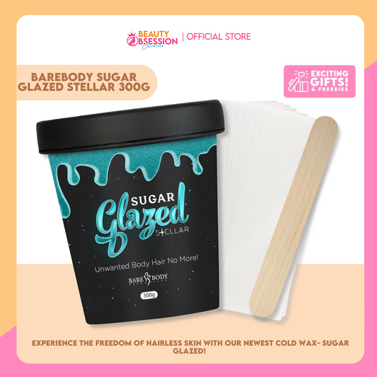 Sugar Glazed Wax Stellar by Barebody 300ml+waxing kit