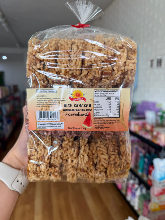 TANTAWAN WATER MELON RICE CRACKER 230g