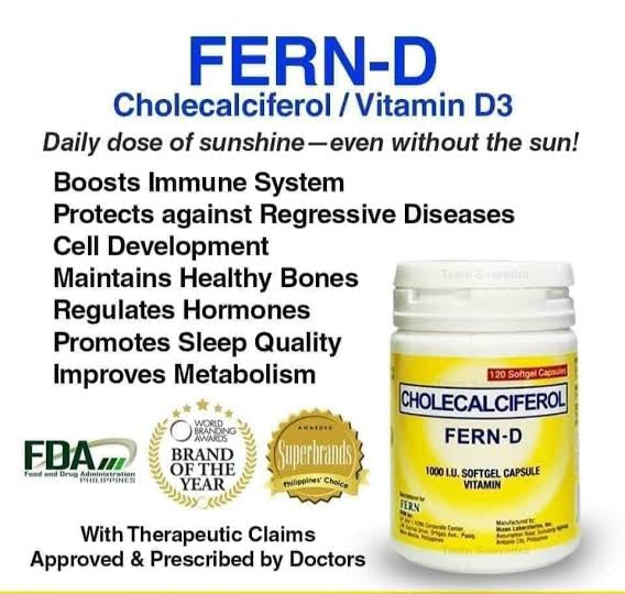 FERN-D (CHOLECALCIFEROL) 60 Softgel Capsule