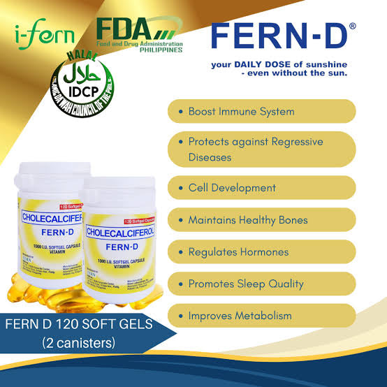 FERN-D (CHOLECALCIFEROL) 60 Softgel Capsule