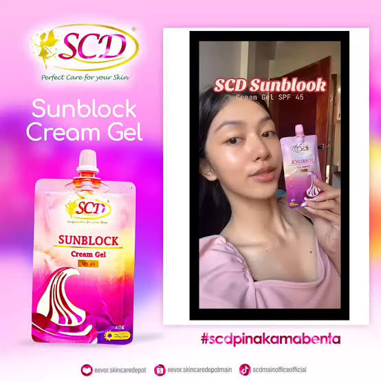 SCD Sunblock Cream Gel SPF45 - 50ml