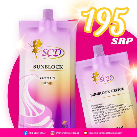 SCD Sunblock Cream Gel SPF45 - 50ml