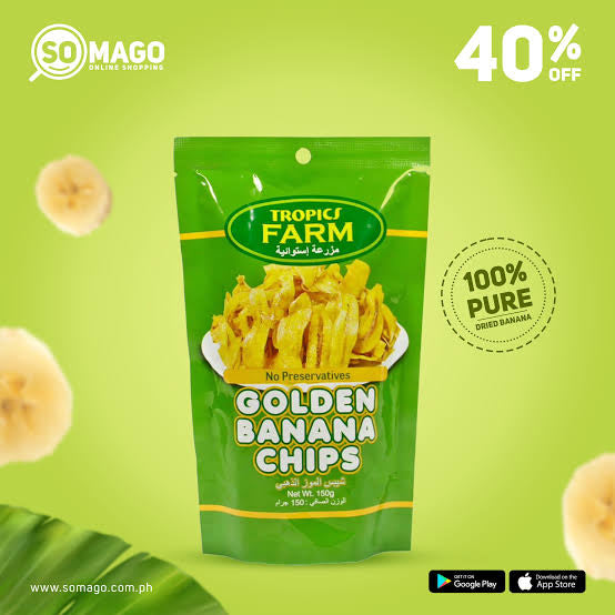 TROPICS BANANA CHIPS 350G