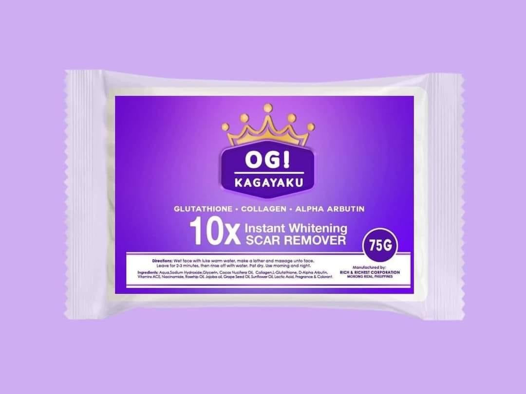 OG Kagayaku Bleaching Soap 10X Scar Remover -70g