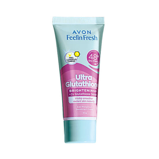 AVON FEELIN FRESH QUELCH ULTRA GLUTATHIONE Anti-Perspirant Deodorant Cream 55 G