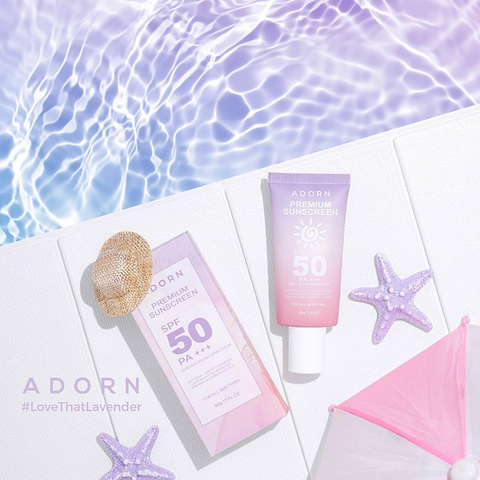 Adorn Premium Sunscreen SPF50 - 50g