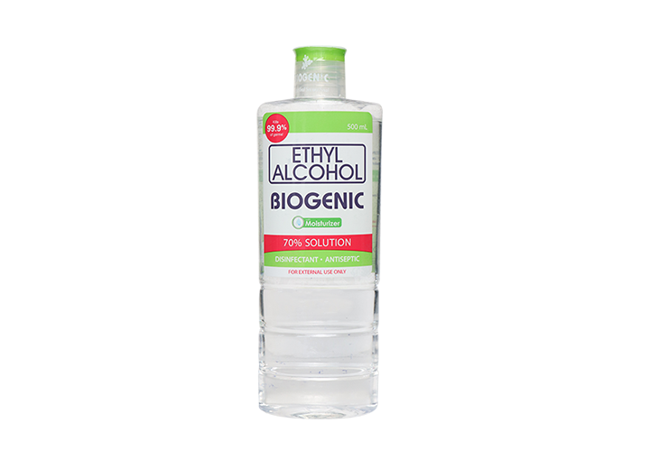 Biogenic 70% Ethyl Alcohol 500ml GREEN