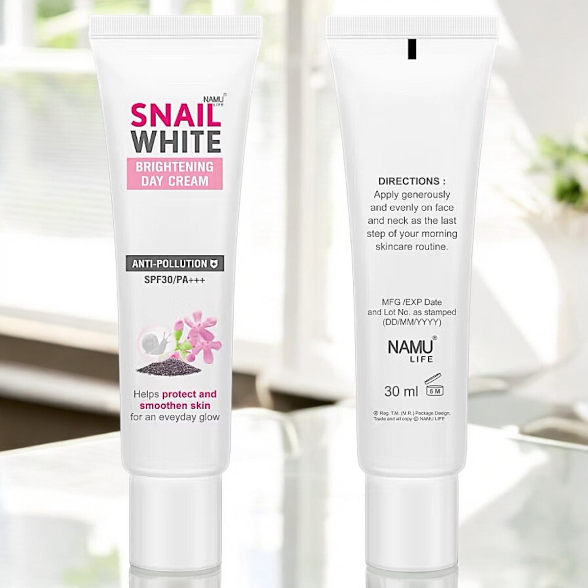 SNAILWHITE Brightening Day Cream Anti-Pollution SPF30/PA+ 30ml