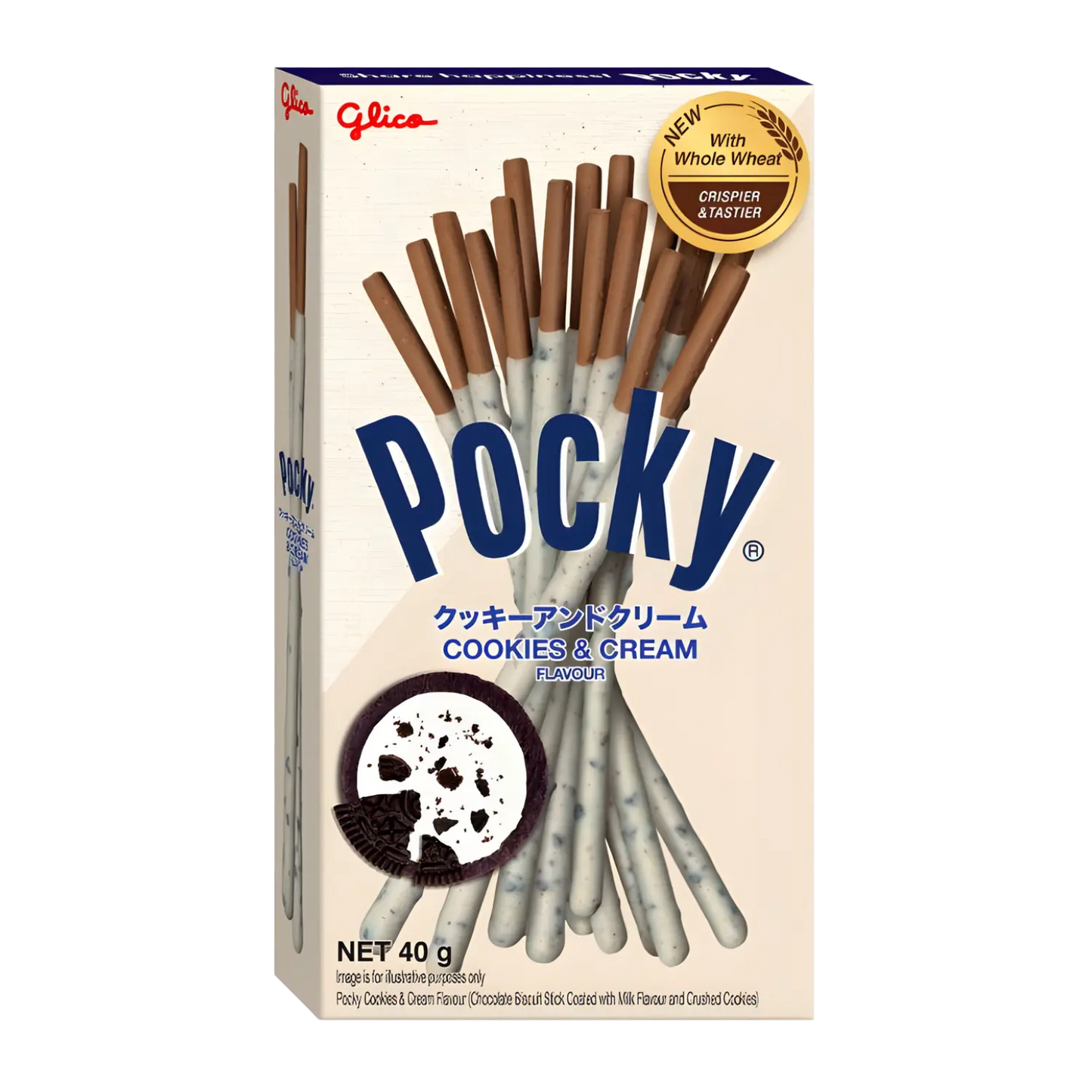 Glico POCKY COOKIES AND CREAM 40g