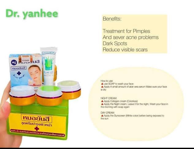 Dr Yanhee Anti Pimple & Severe Acne Treatment Facial Set (GREEN SET)