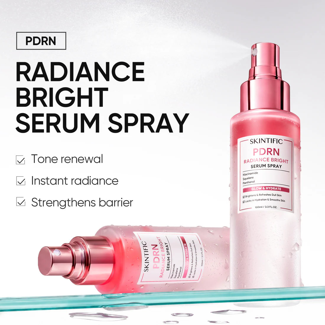 SKINTIFIC PDRN Radiance Bright Serum Spray 100ML