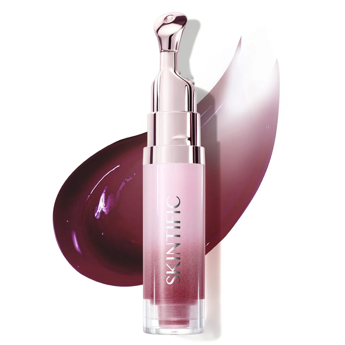 SKINTIFIC Peptide Brightening Lip Serum - FINE WINE SHADE