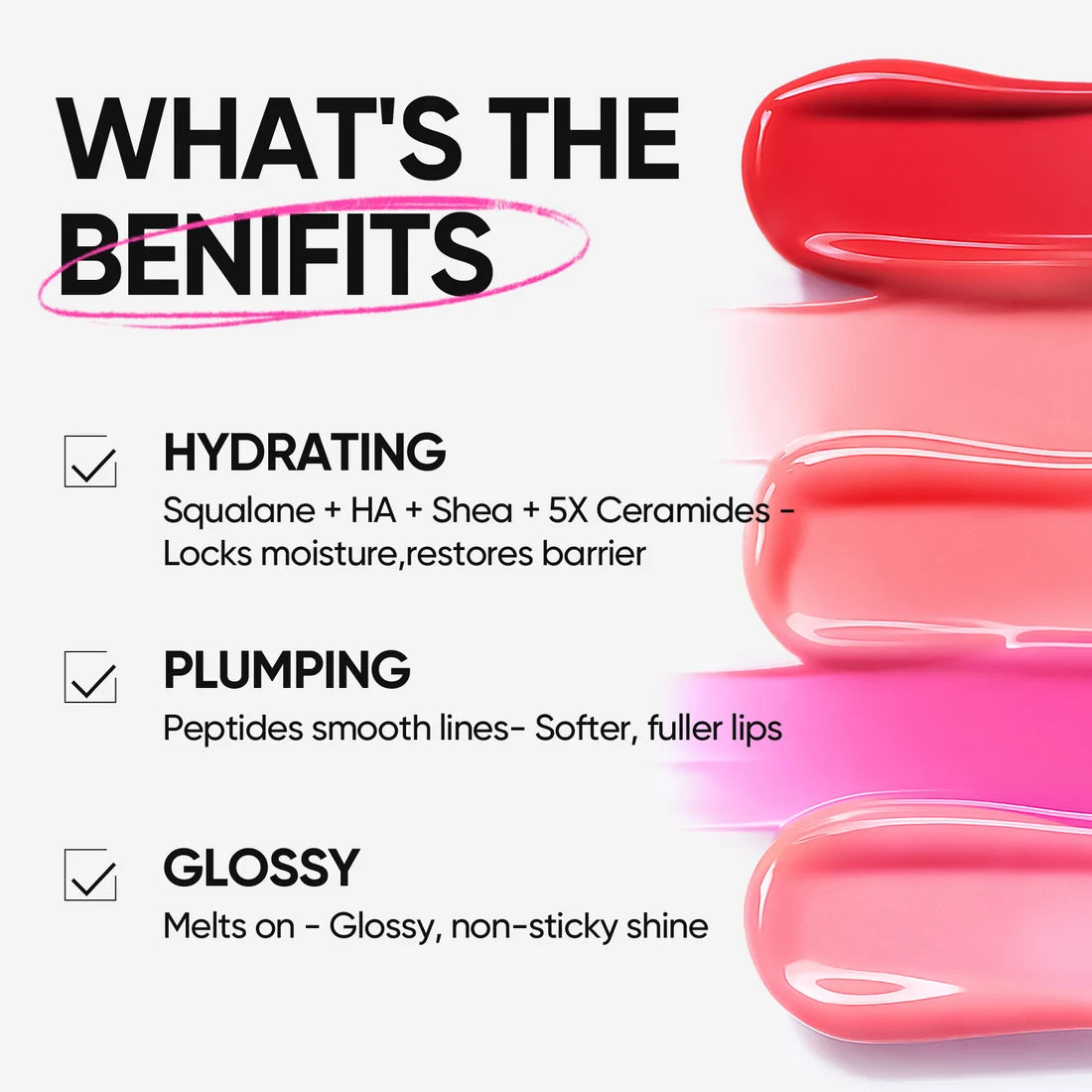 SKINTIFIC Peptide Brightening Lip Serum - FINE WINE SHADE