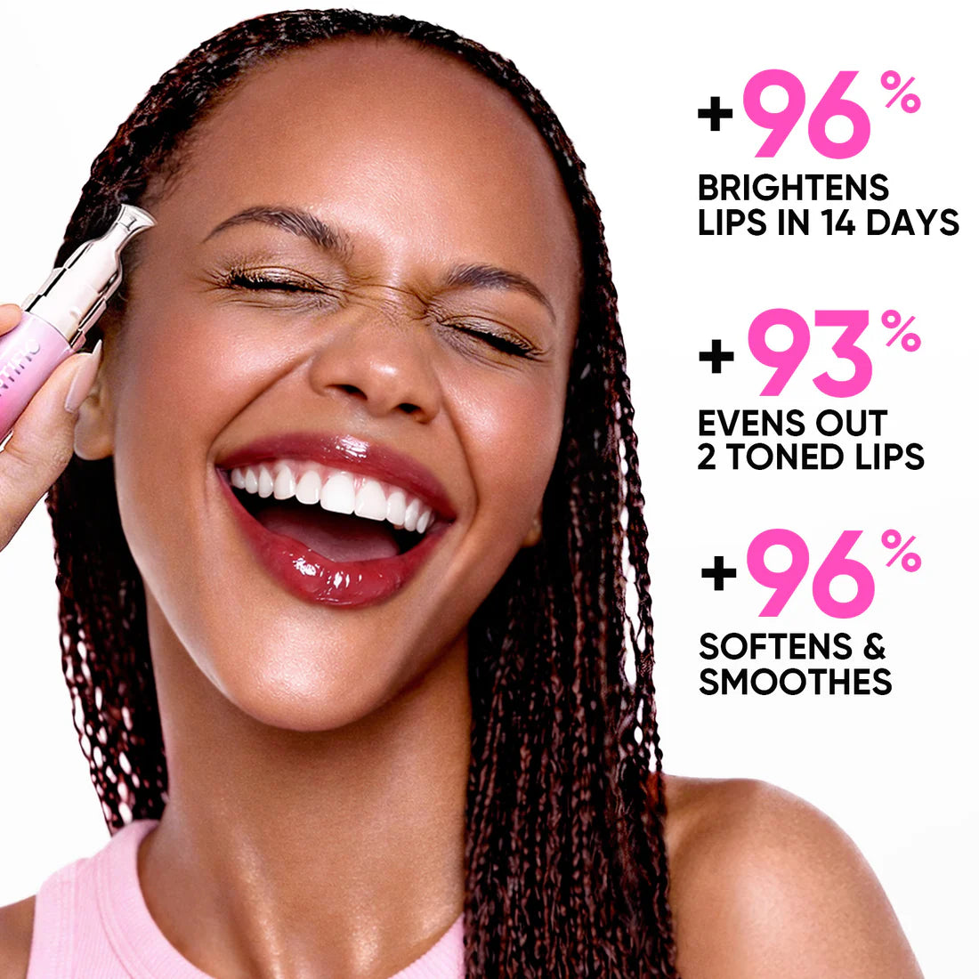 SKINTIFIC Peptide Brightening Lip Serum - FINE WINE SHADE