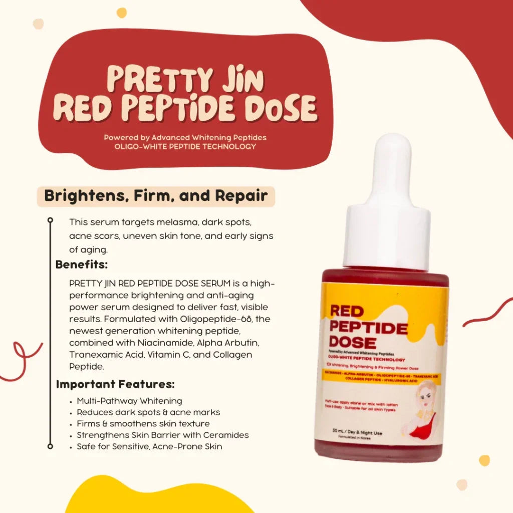 Pretty Jin Red Peptide Dose Serum - 30ml