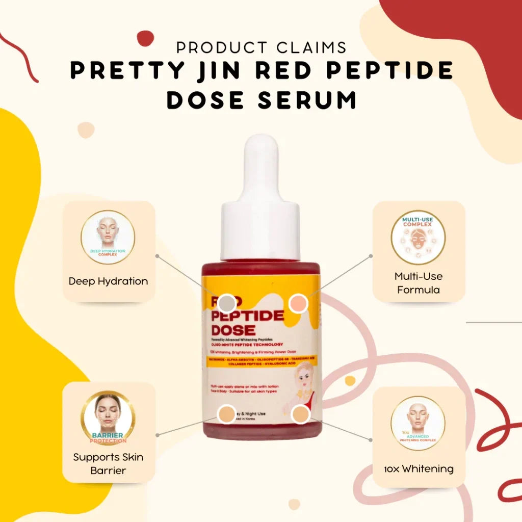 Pretty Jin Red Peptide Dose Serum - 30ml