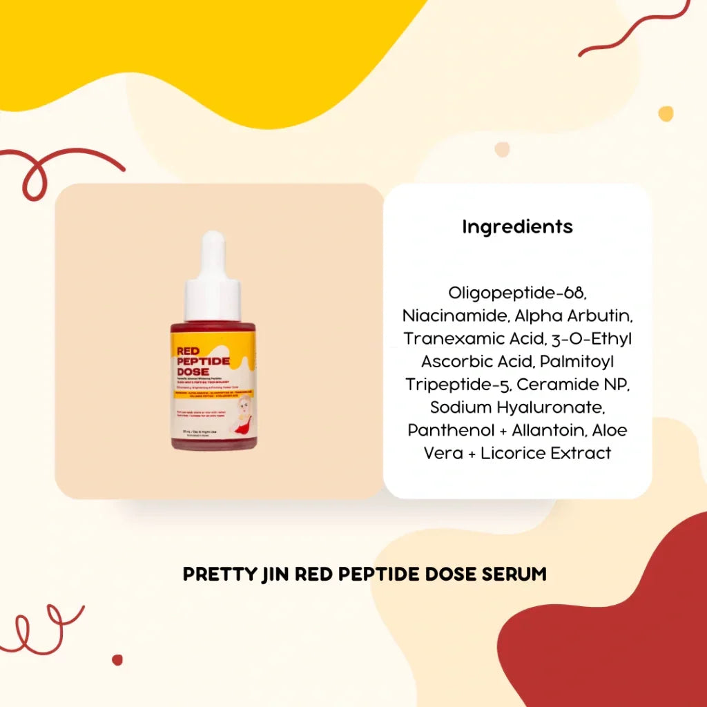 Pretty Jin Red Peptide Dose Serum - 30ml