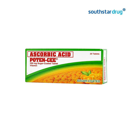 Potencee Ascorbic Acid 500mg - 20 Sugar - Coated Tablets