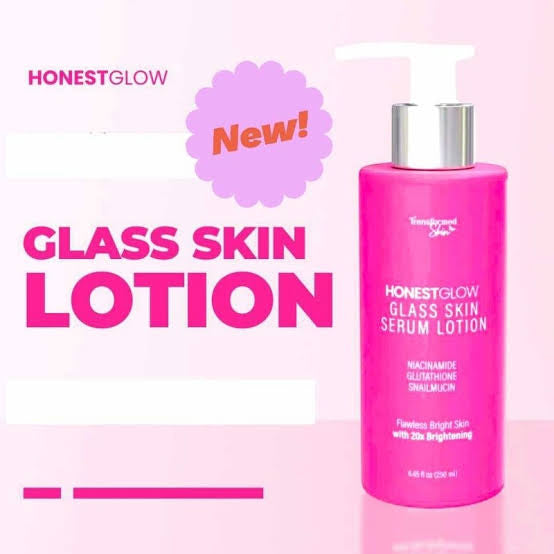 Honest Glow Glass Skin Serum Lotion ( NIACINAMIDE + GLUTATHIONE + SNAIL MUCIN) 250ml