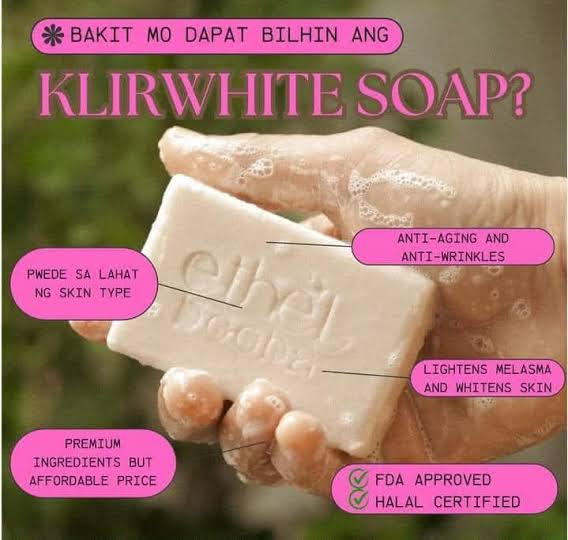 KLIR White Soap by Ethel Booba 70g