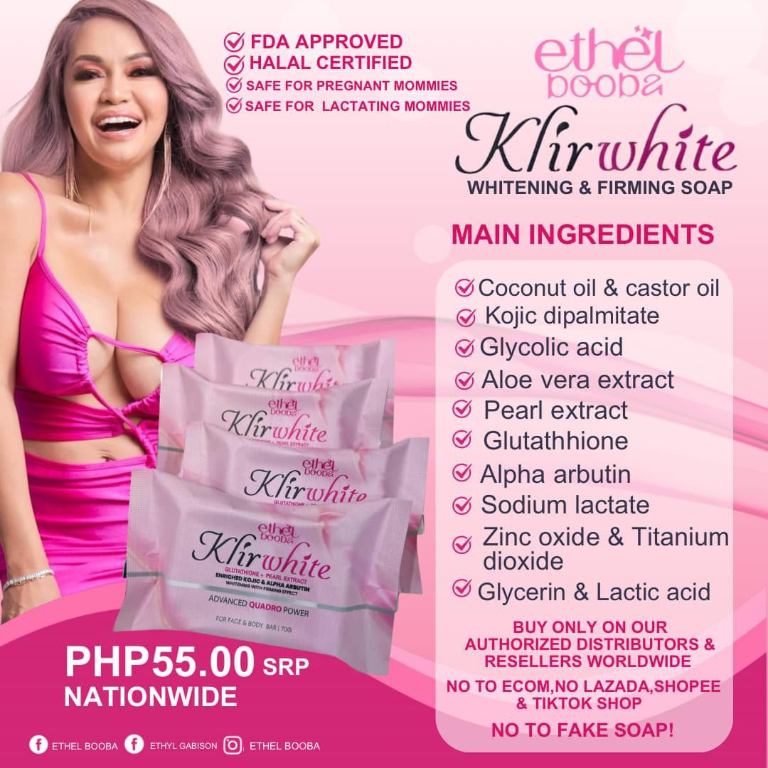 KLIR White Soap by Ethel Booba 70g