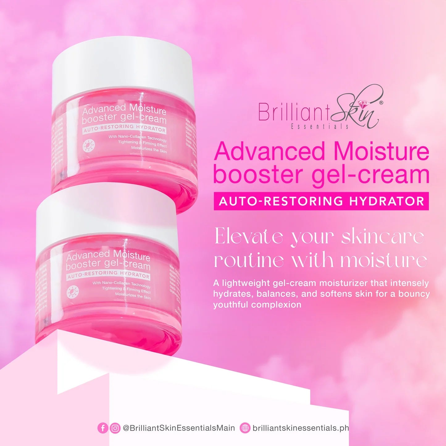 Brilliant Skin Advanced Moisture Booster Gel Cream 50g