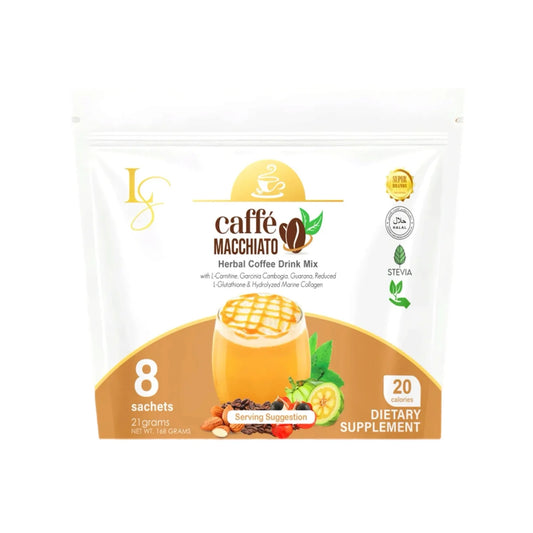 Luxe Slim Caffe Macchiato Pouch NEW PRODUCTION- 21g X 8 Sachets