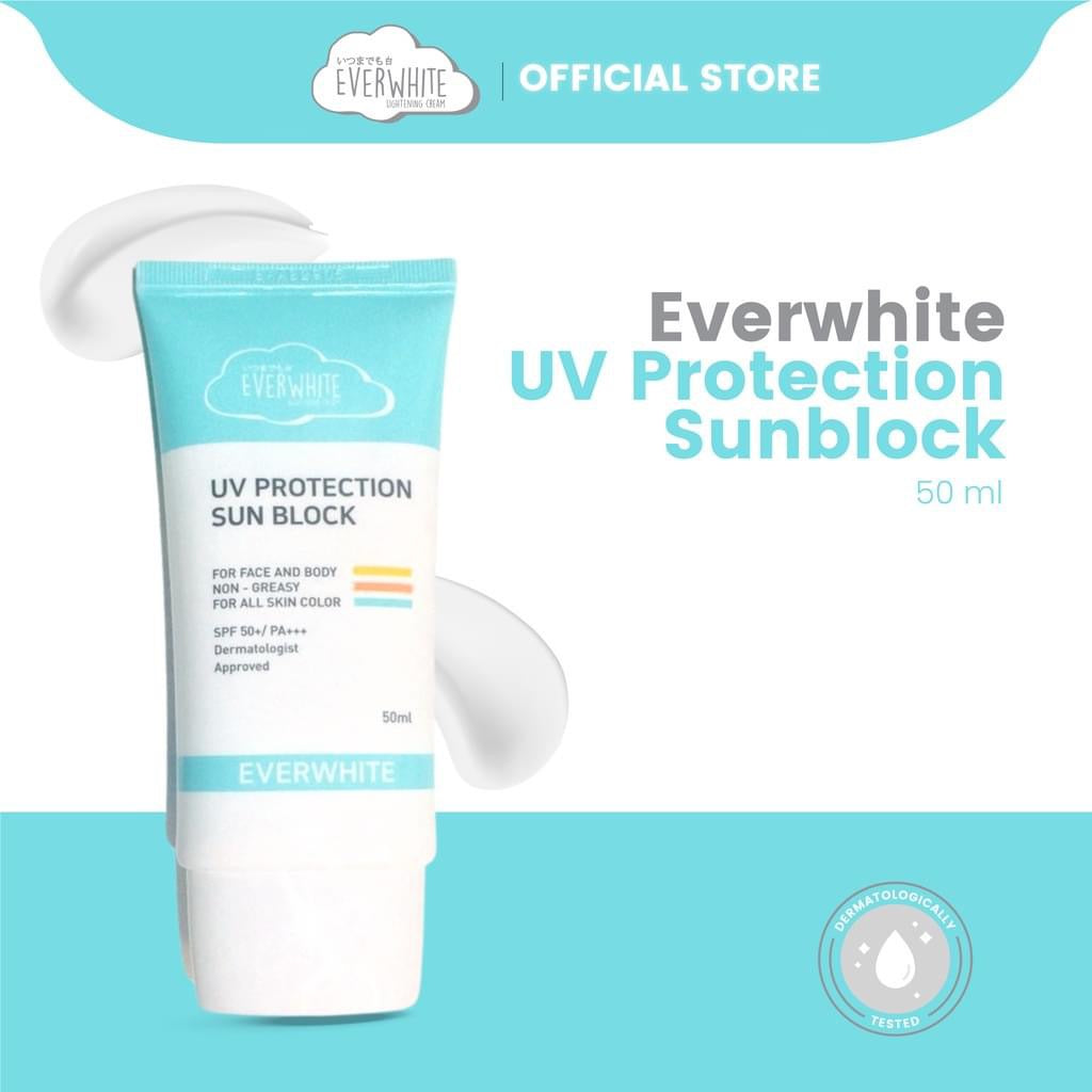 EVERWHITE UV PROTECTION SUN BLOCK Spf50+/PA+++ 50g