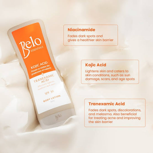 Belo Essentials kojic Acid + Tranexamic Acid Spf 30 - 200ml