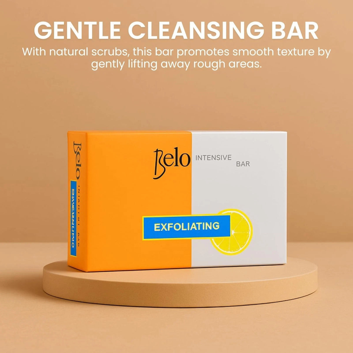 Belo Intensive Whitening Bar w/ Exfo Lemon Scrubs 65g