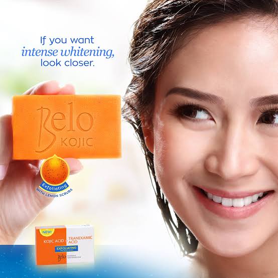 Belo Intensive Whitening Bar w/ Exfo Lemon Scrubs 65g