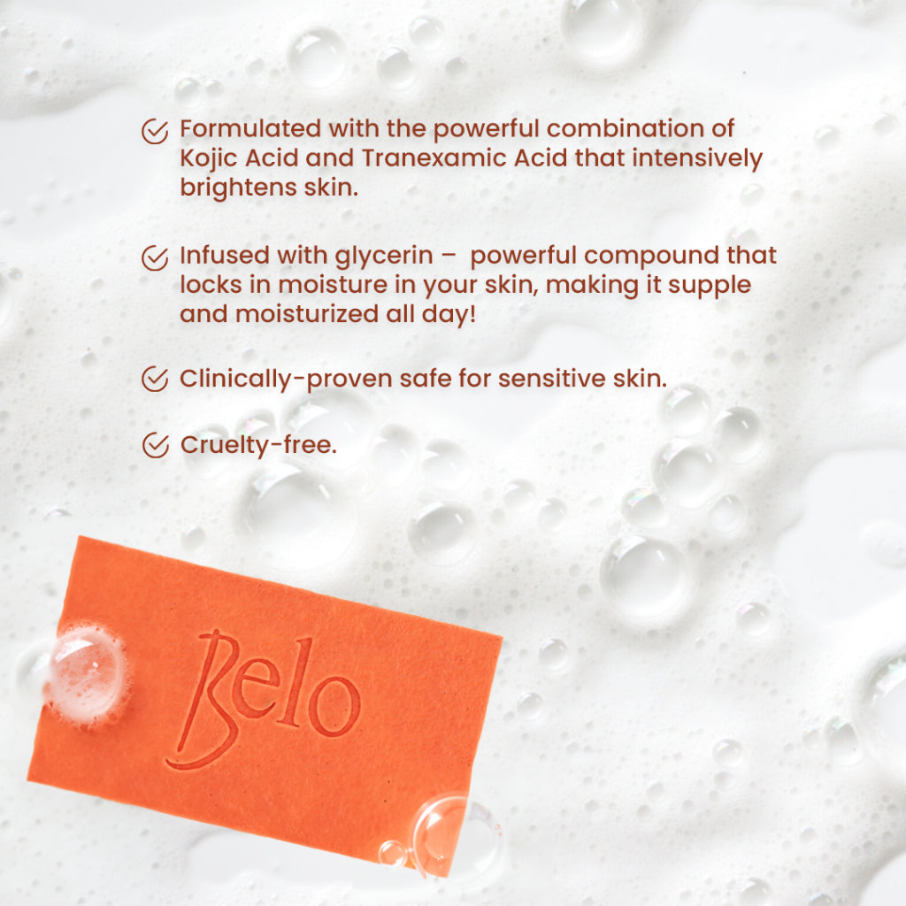 Belo Intensive Whitening Bar w/ Exfo Lemon Scrubs 65g