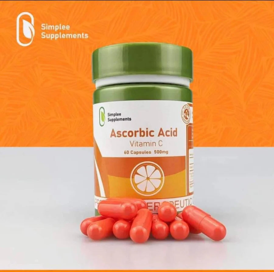 Simplee Supplements
Ascorbic Acid Vitamin C 60 Capsules