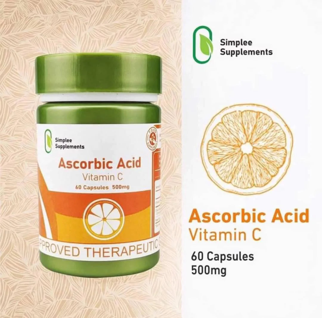 Simplee Supplements
Ascorbic Acid Vitamin C 60 Capsules