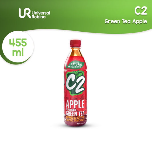 C2 GREEN TEA APPLE 455ml