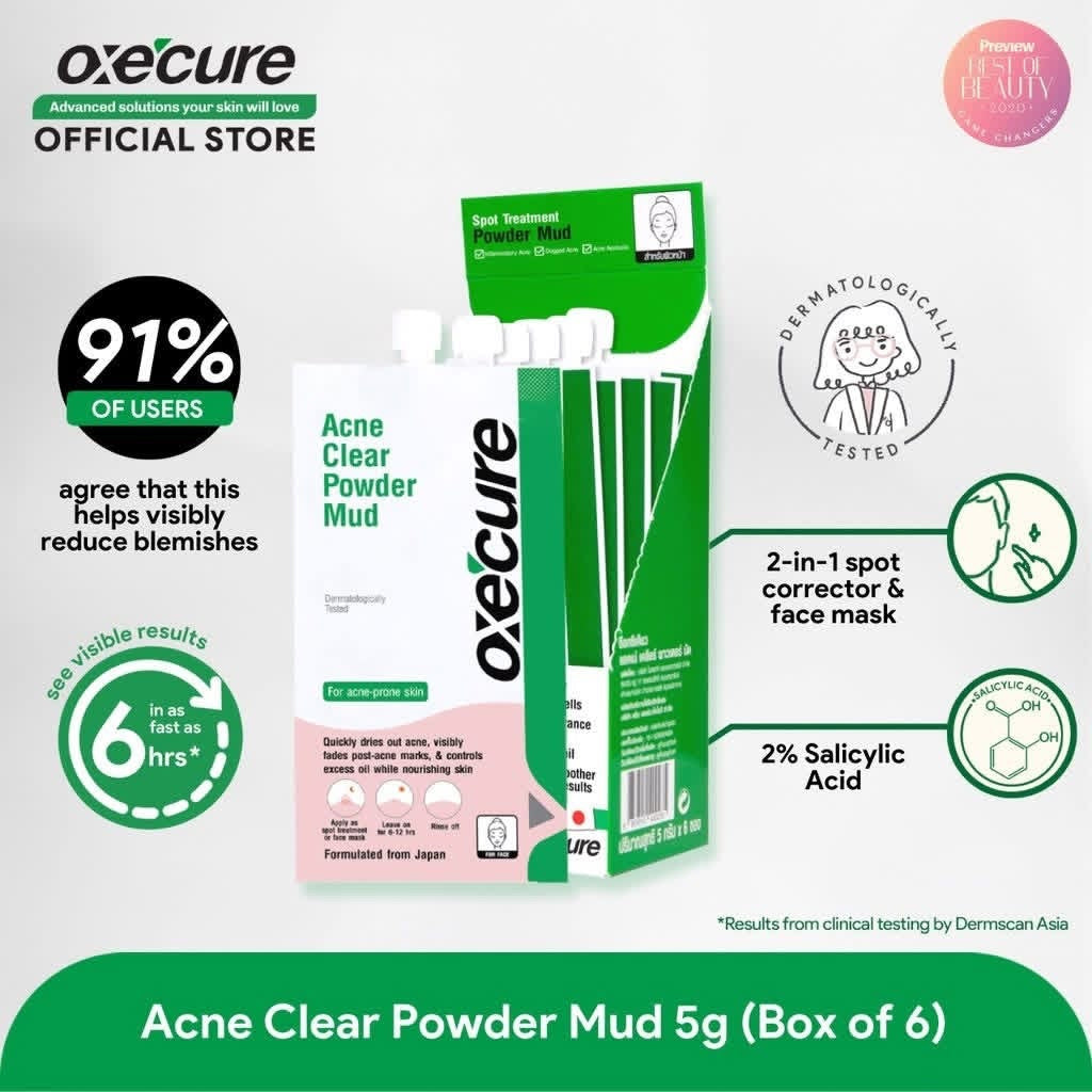 OXECURE
Acne Clear Powder Mud 7g